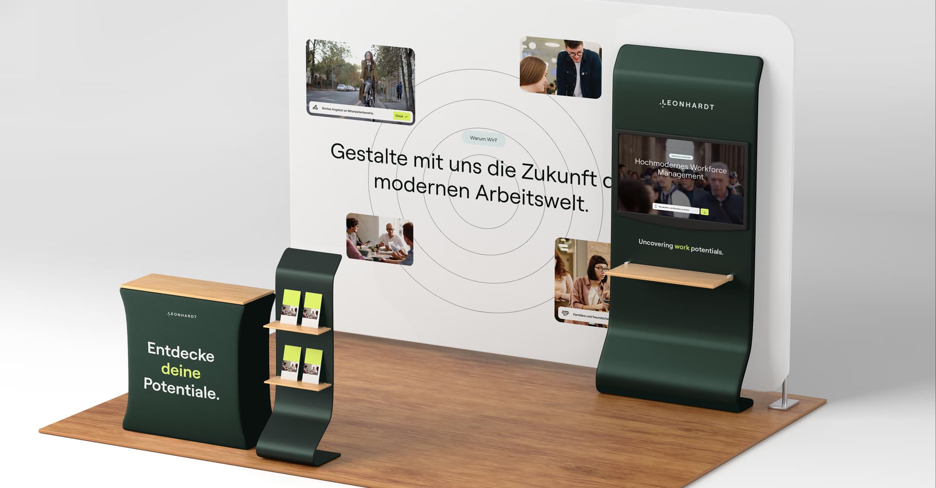 Ein Messestand für Leonhardt