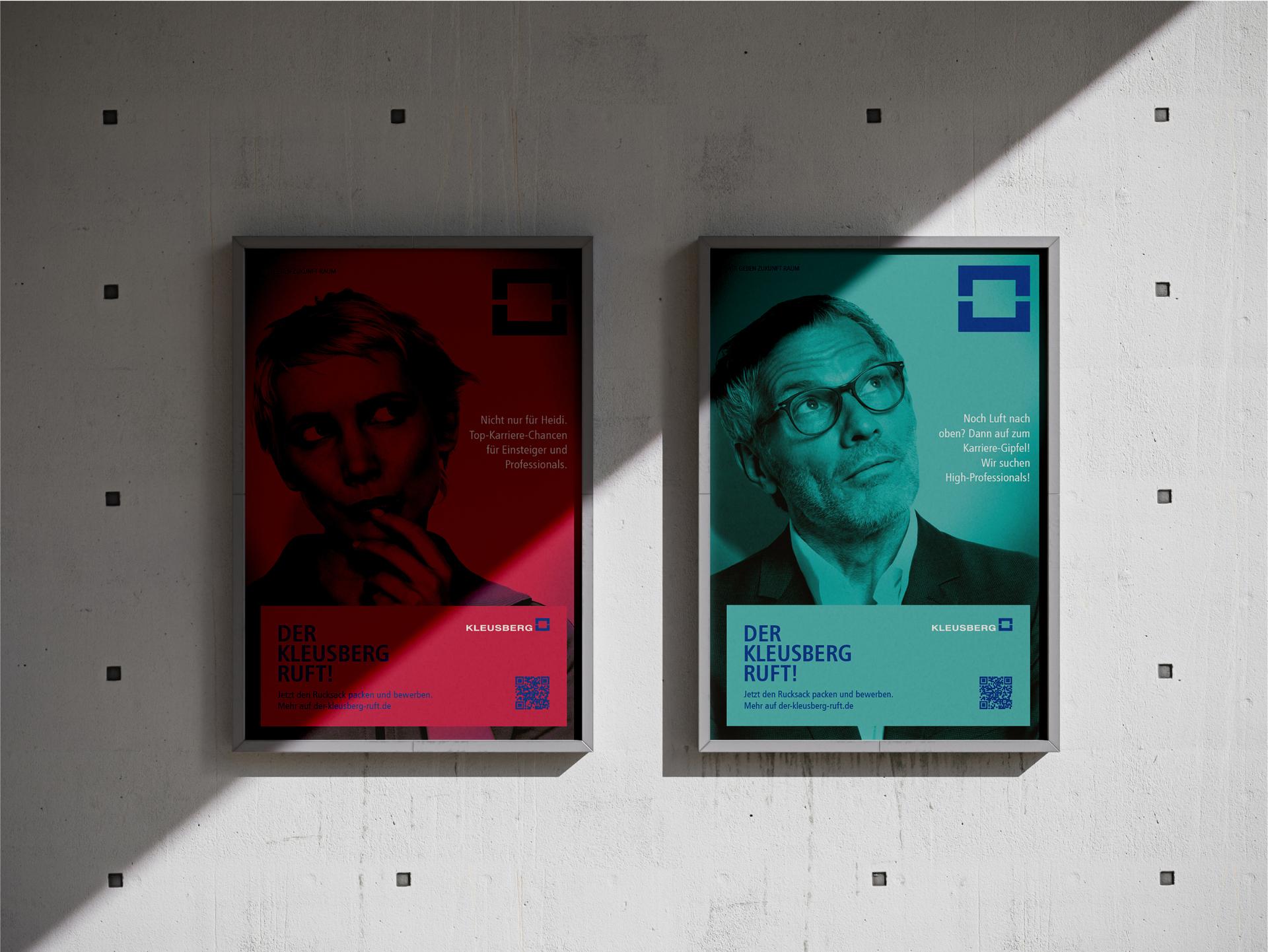 Zwei Anzeigen mit Kampagnen Motiven, die reaze erstellt hat. 